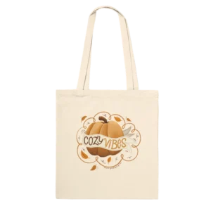 Handlenett med høstmotiv