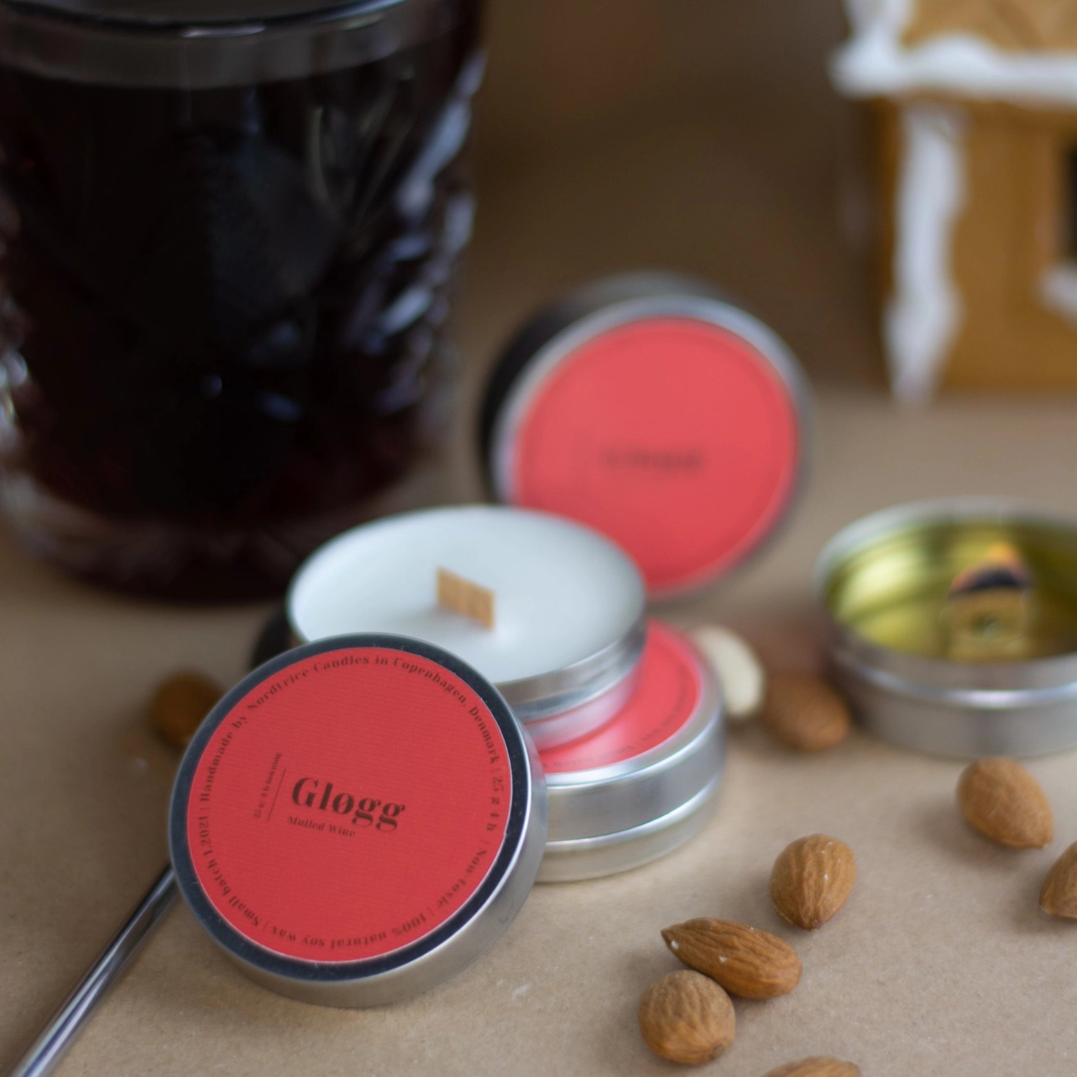 Bilde av duftlys med duft av gløgg